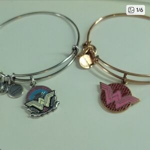Alex And Ani Bundle Charm Bracelets Wonder Woman DC Superman Batman